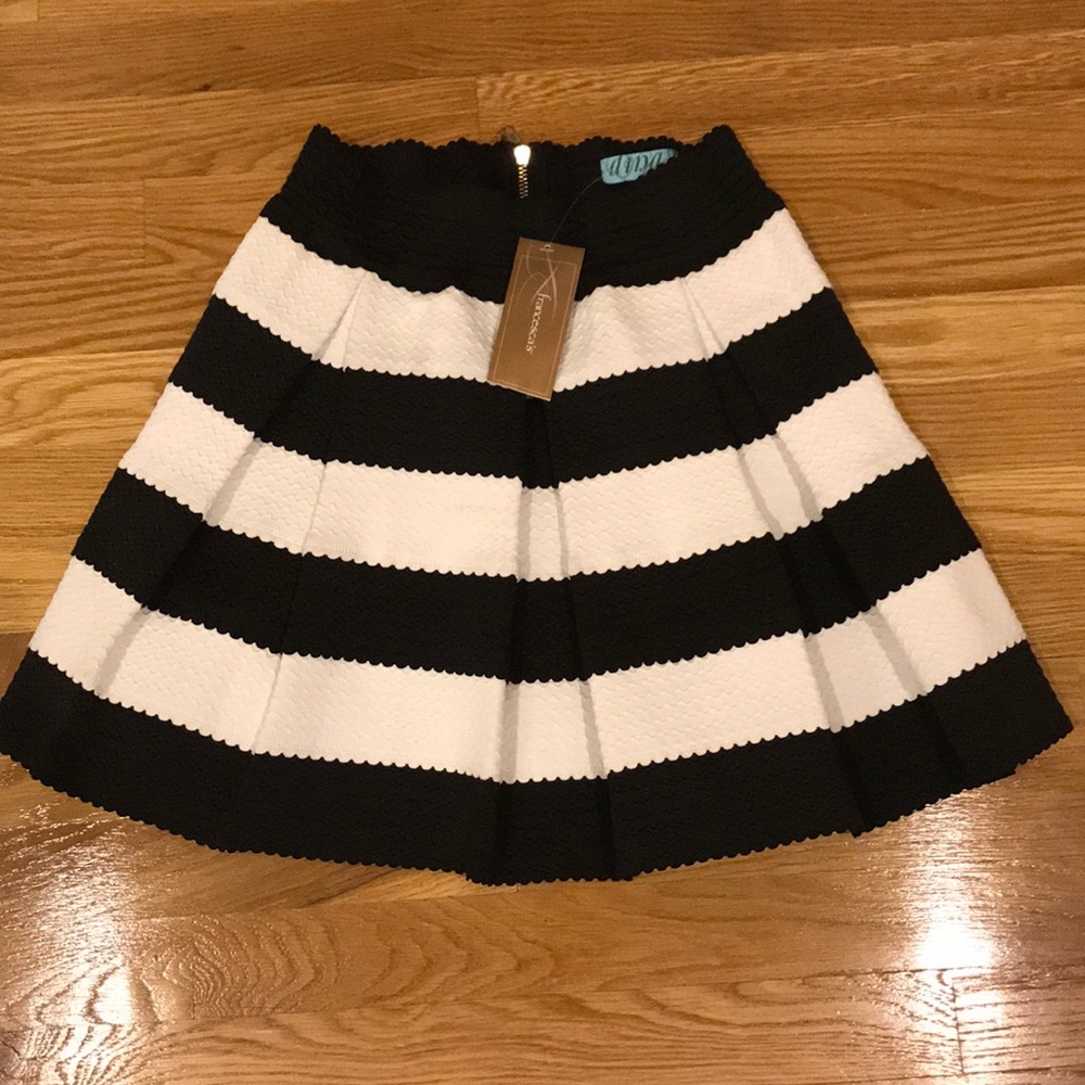 Navy and White Francescas skirt